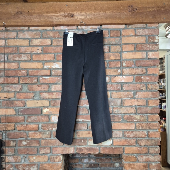 NWT Cleo Petites Kathryn Black Straight Leg Dress Pants Size 20 Petite High Rise - Picture 3 of 7